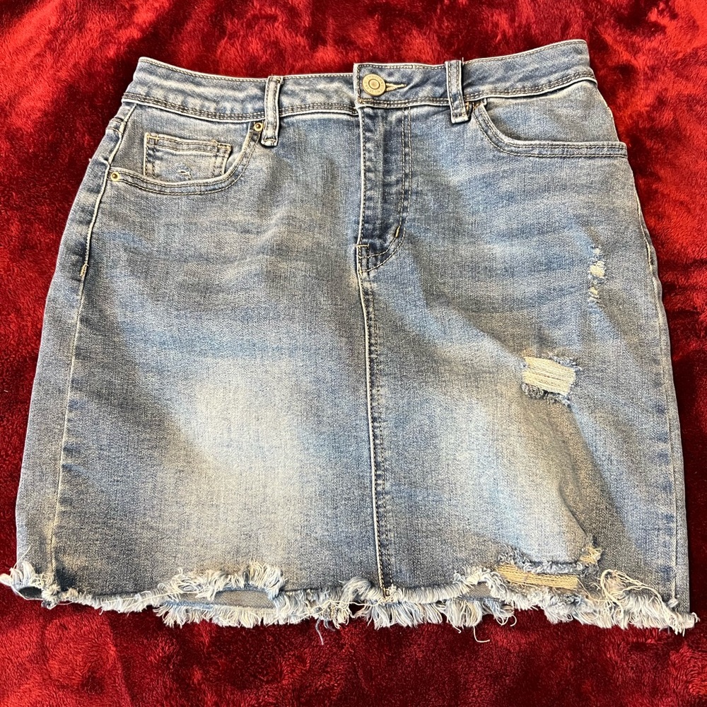YMI denim skirt